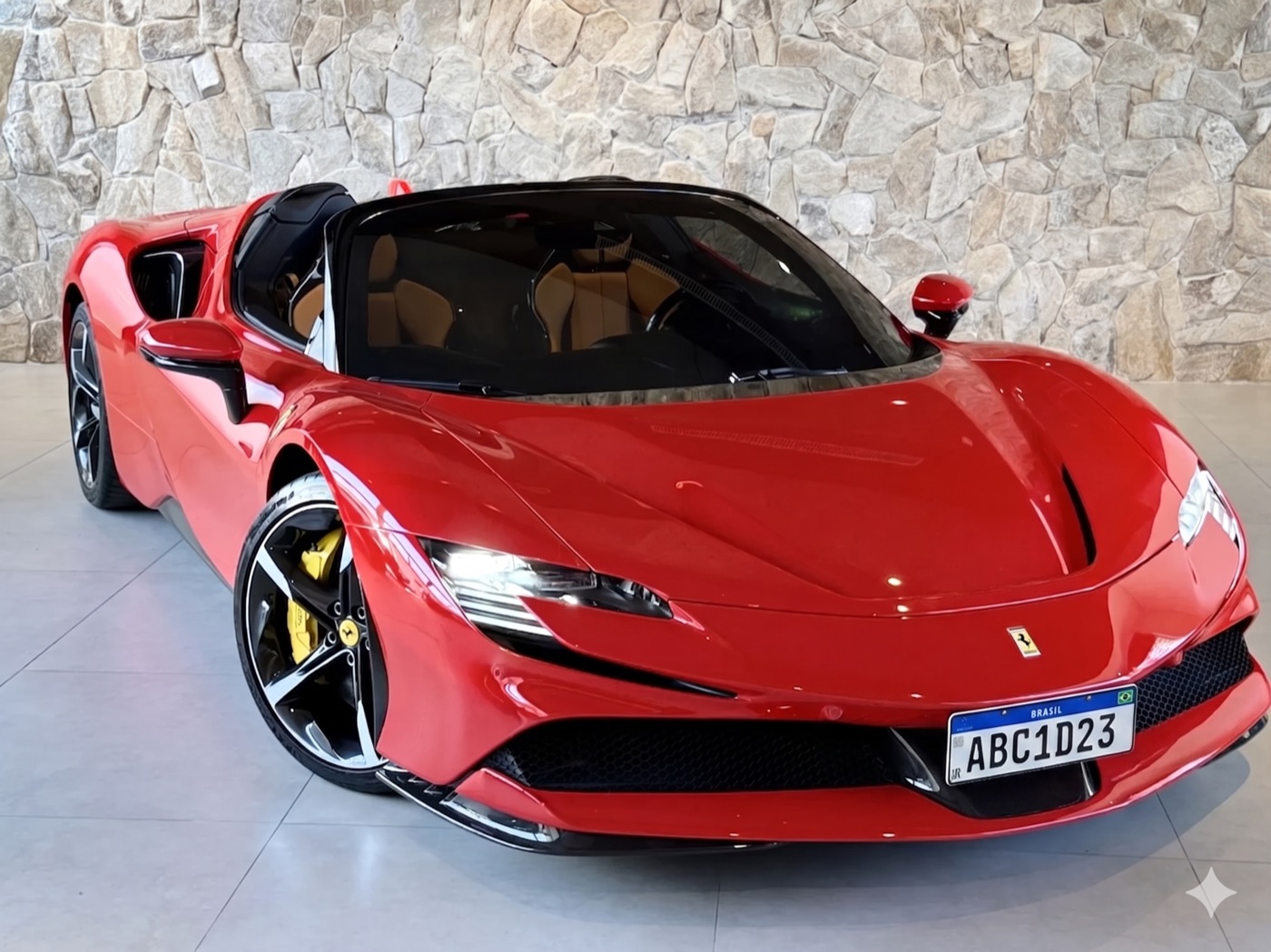 Ferrari SF90 Spider — visão frontal