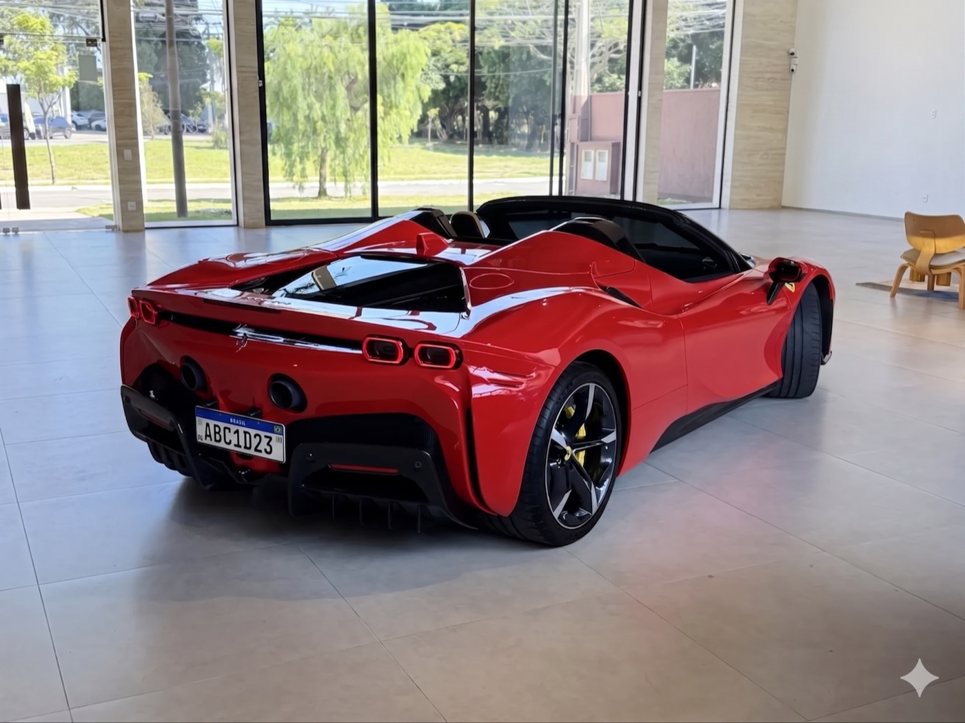 Ferrari SF90 — traseira